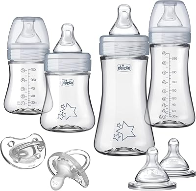 Coffret cadeau nouveau-né hybride chicco doux avec verre infini intérieur/extérieur en plastique