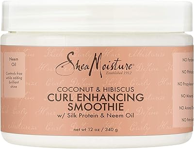 Crème lissante shea moisture à la noix de coco et à l'hibiscus, 12