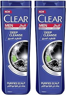 Shampooing antipelliculaire deep cleanse men clear ( 2 x 400 ml )