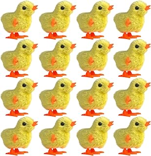 16 pièces nouveauté jouet de poulet sauteur de poulet à remonter jouets