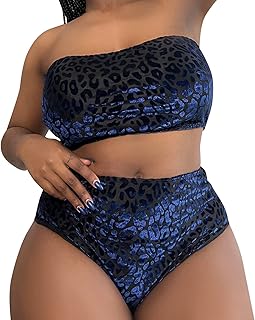 Maillots de bain d'été grande taille pour femmes, maillots de bain imprimés plus