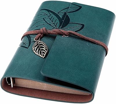 Carnet de 7 pouces pour les voyageurs, carnet de notes littéraire en cuir