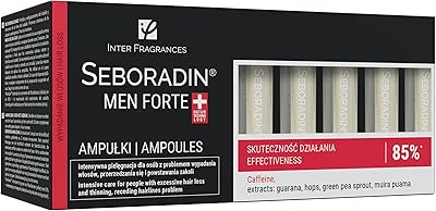 Ampoules de traitement contre la chute des cheveux seboradin pour hommes, 14 x