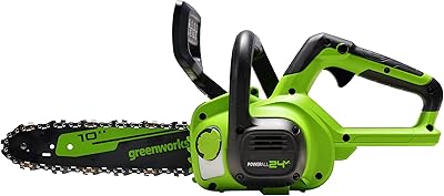 Tronçonneuse greenworks 24 v 10 pouces, outil uniquement