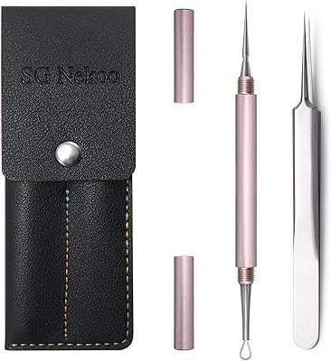 Sg niko outil professionnel pour enlever les milia du visage extracteur de points