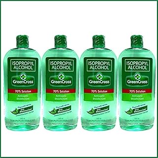 Alcool isopropylique green cross 70 % avec crème hydratante