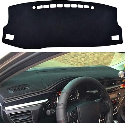 Couvercle de tableau de bord speedow compatible avec toyota corolla 2014-2018
