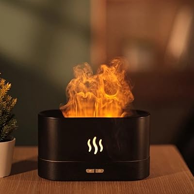 Diffuseur d'aromathérapie avec humidificateur à effet de flamme de haute qualité pulvérisateur