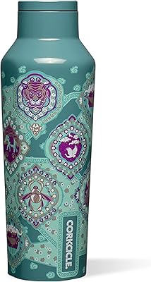 Bouteille d'eau de voyage isotherme corkcycle disney princess jasmine triple isolation en acier