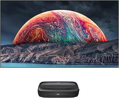 Projecteur tv laser home cinéma hisense 4k hdr 100l9g