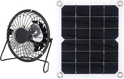 Ventilateur à panneau solaire, mini ventilateur portable à énergie solaire écologique de 10 w, mini ventilateur portable de 6 v pour serre et camping. Votre centre commercial virtuel au Sénégal : Diaytar