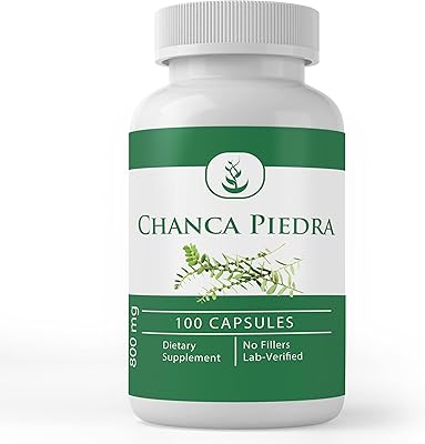 Ingrédients originaux purs chanca piedra (100 gélules) toujours pur, sans additifs ni agents