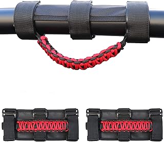 Barres d'appui de poche en paracorde luxe pour jeep wrangler installation facile