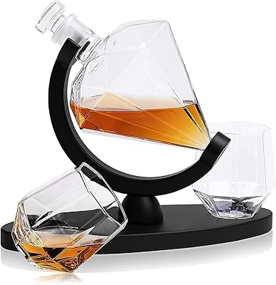 Ensemble de carafe à whisky goronb avec verres pour hommes et femmes