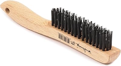 Brosse à gratter forni 70505, en acier au carbone avec manche en bois