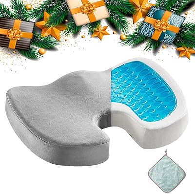 Coussin de siège en gel en mousse à mémoire de forme de u