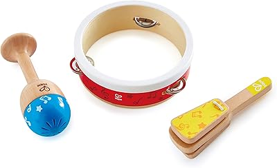 Ensemble d'instruments à percussion en bois hippe pour jeunes enfants, 3 pièces