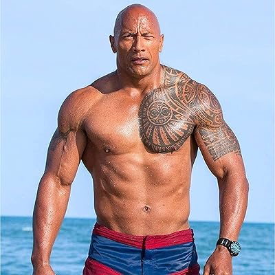 Affiche the rock dwayne johnson, 12" x 12", de dark star one