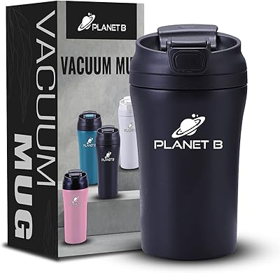 Tasse à café isolée sous vide en acier inoxydable planet bee tasse étanche