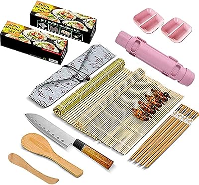 Kit de fabrication de sushis, tapis à sushi en bambou, machine à sushi