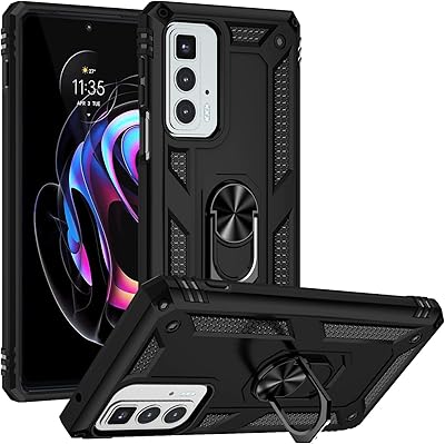 Coque de protection motorola moto edge 20 pro, support de bague de protection