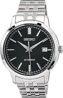 Montre seiko pour homme analogique automatique, bracelet en acier inoxydable srph89k1, vert, gris