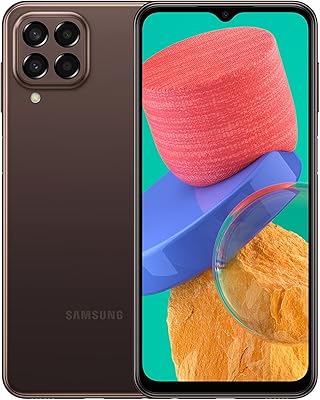 Téléphone portable double sim samsung galaxy m33 5g avec système android, 6 go