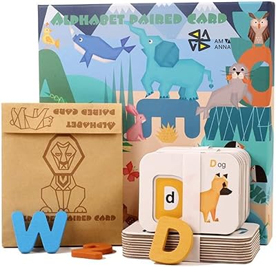 Cartes flash de l'alphabet et des chiffres de mère anna pour les tout-petits