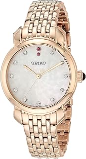 Montre décontractée seiko essential avec mouvement japonais et bracelet à quartz pour femme