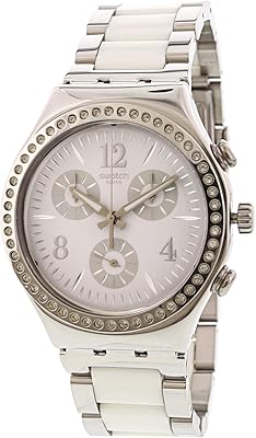 Montre décontractée swatch pour femme, analogique, acier inoxydable - ycs119g