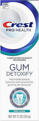 Dentifrice crest pro-health gum detoxiy, nettoyage en profondeur, 3,7 oz