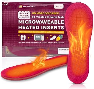 Semelles chauffantes snook ease - chauffe-pieds et orteils pour l'hiver, semelles intérieures micro-ondables