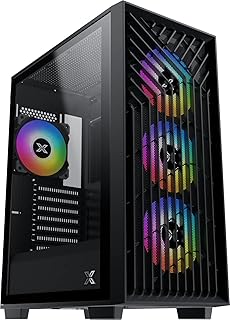 Boîtier d'ordinateur zigmatic lux g moyenne tour (noir)