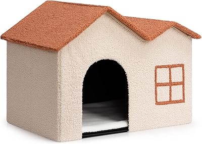 Lit pour animaux de compagnie holly pet house, chambre pour chien à double