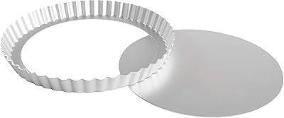 Moule à tarte cannelé fat daddios pft-95 aluminium argent