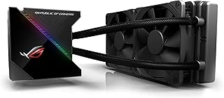 Refroidisseur de processeur liquide tout-en-un ass rog ryugen 240 avec panneau
