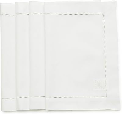 Napperons en coton et lin 14" x 19" - lot de 4 sets