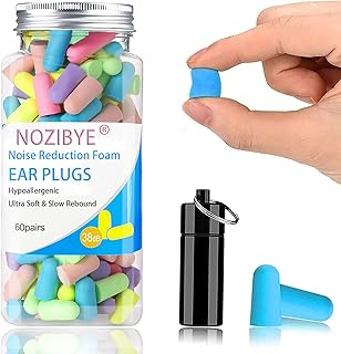 60 paires de bouchons d'oreilles en mousse super douce, bouchons d'oreilles antibruit, rapport de réduction du bruit le plus élevé de 38 db, bouchons d'oreilles pour dormir, ronfler, étudier, voyager, bruit fort, etc. (multicolore). Diaytar Sénégal : Diversité produits, unité de prix bas