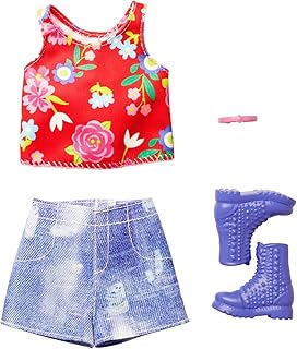 Barbie fashions assortiment de vêtements de poupée 1 tenue et 2 accessoires