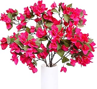 Branches de bougainvilliers artificielles en soie, longues roses complètes pour décoration de jardin