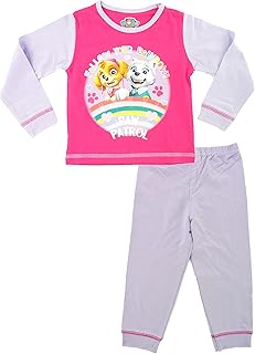 Ensemble pyjama 100 % coton paw patrol skye, everest et marshall pour 1