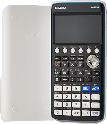 Calculatrice graphique casio fx-cg50 avec écran couleur hd (emballage en carton)