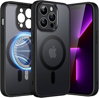 Coque magnétique jetech pour iphone 13 pro max 6,7 pouces, compatible avec magsafe