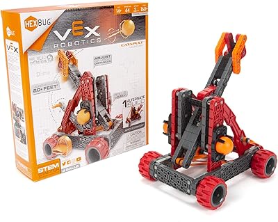 Kit d'apprentissage fix robotics catapult 2.0 stem, jouets pour enfants (rouge)