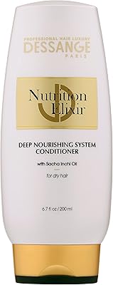 Dessange paris nutrition elixir après-shampooing nourrissant en profondeur, 200 ml