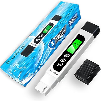 Testeur de qualité de l'eau, précis et fiable, compteur tds honeyforest, compteur ec