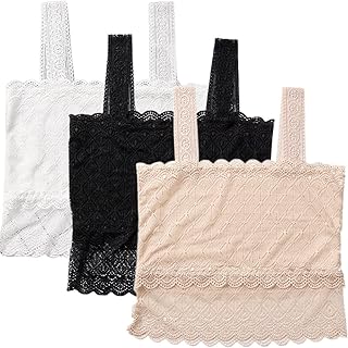 Soutien-gorge en dentelle sans coussinets, bralette en dentelle 3 pièces, beige + noir