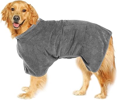 Peignoir pour chien ocsoso® pour chiens et chats de petite, moyenne et grande