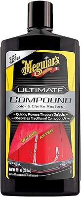 Meguiar's g17220 ultimate compound, restaurateur de couleur et de clarté, dissolvant de rayures