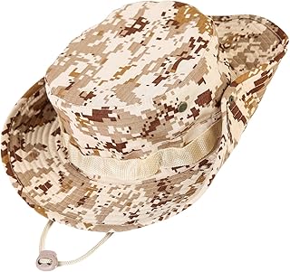 Chapeau boonie kolumb à large bord pour hommes et femmes, chapeau de camouflage